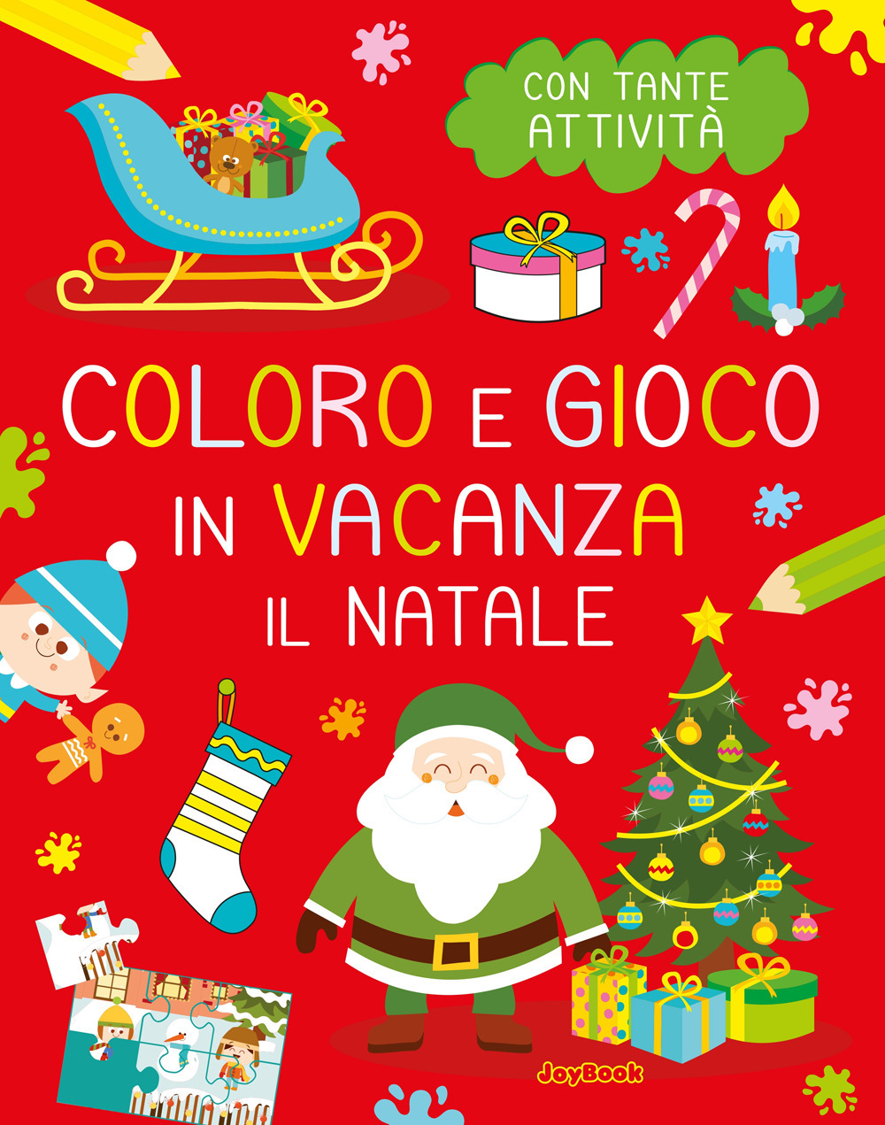 Il Natale. Coloro e gioco in vacanza