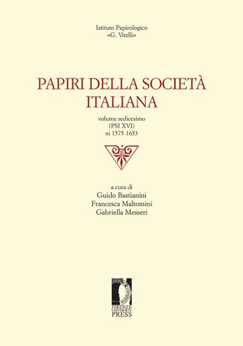 Papiri della società italiana. Vol. 16