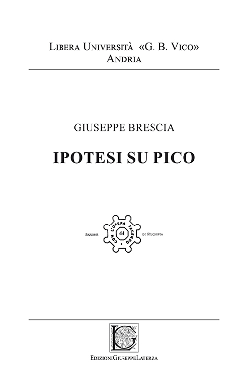 Ipotesi su Pico