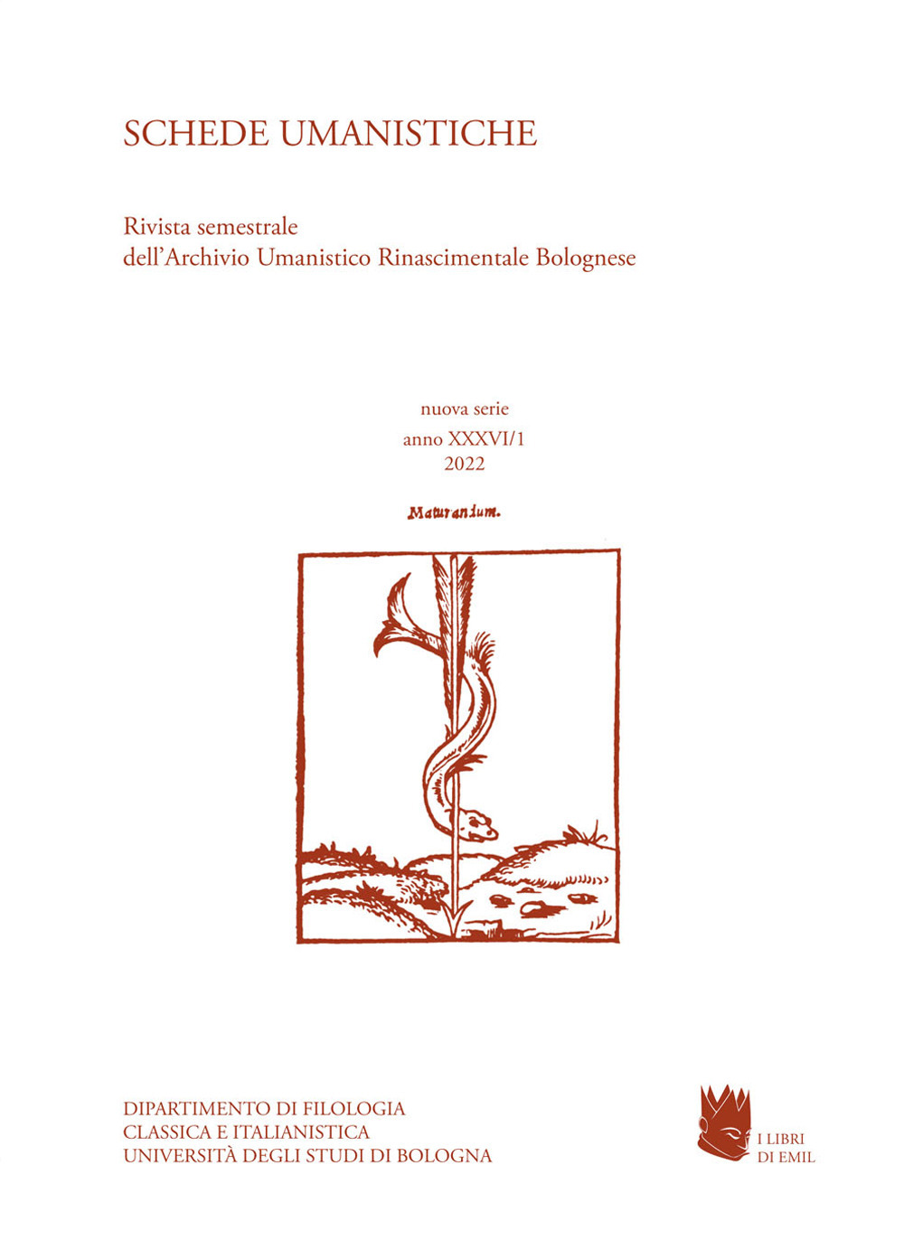 Schede umanistiche. Rivista annuale dell'Archivio Umanistico Rinascimentale Bolognese (2022). Vol. 36/1: La novella italiana dal «Decameron» al Rinascimento