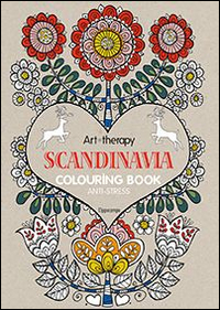 Art therapy. Scandinavia. Colouring book