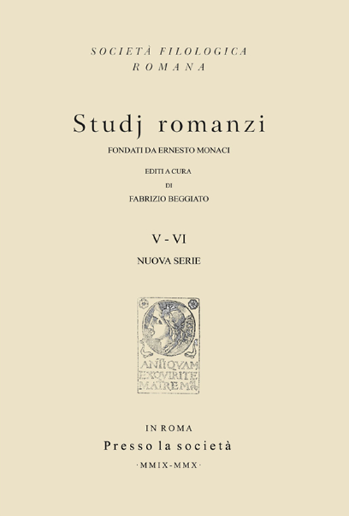 Studj romanzi. Nuova serie. Vol. 5-6