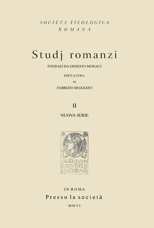 Studj romanzi. Nuova serie. Vol. 2