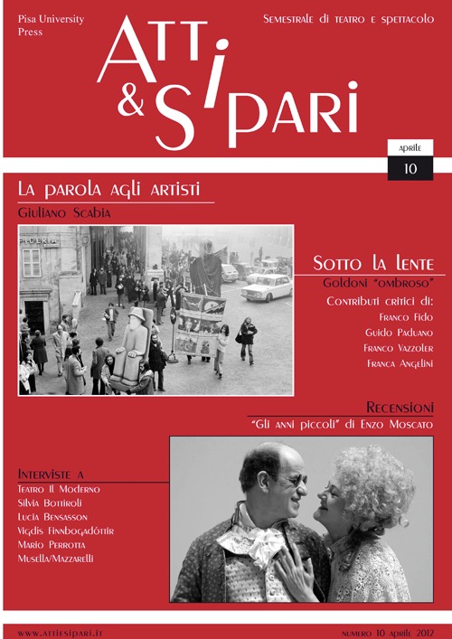 Atti & sipari (2012). Vol. 10