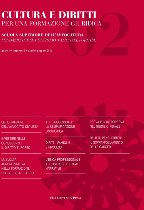 Cultura e diritti. Per una formazione giuridica (2012). Vol. 2
