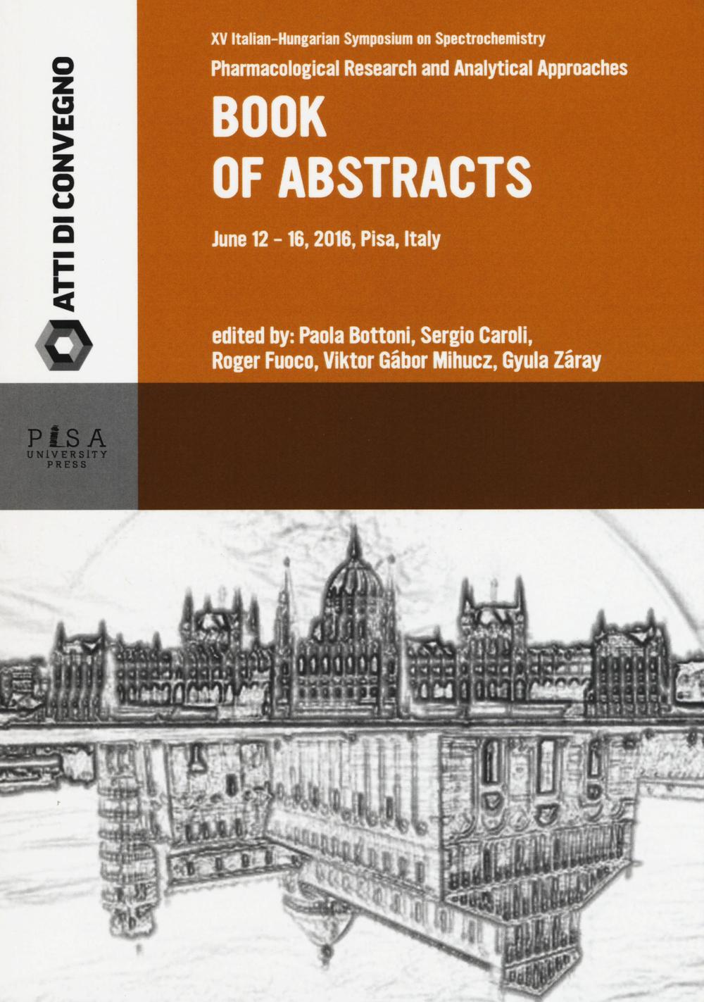 Book of abstract. XV italian hugarian symposium on spectrochemistry