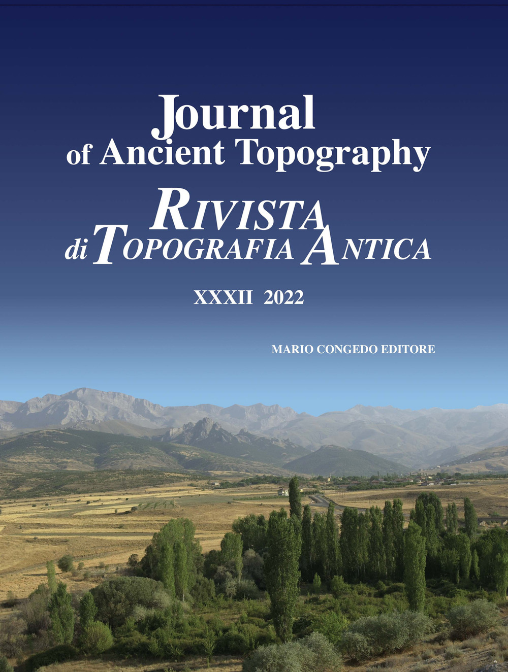 Journal of ancient topography-Rivista di topografia antica (2022). Vol. 32