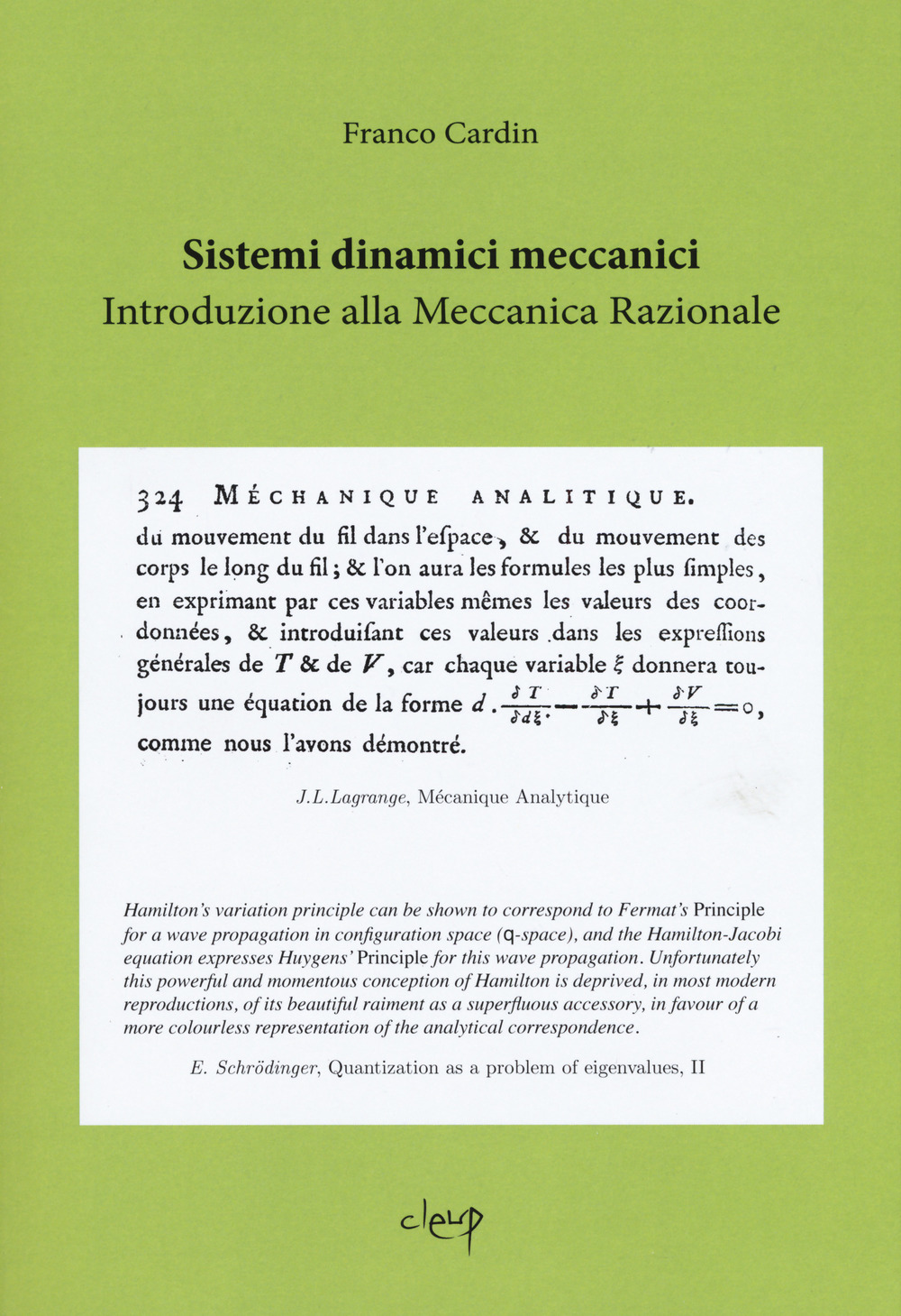 Sistemi dinamici meccanici. Introduzione alla meccanica razionale