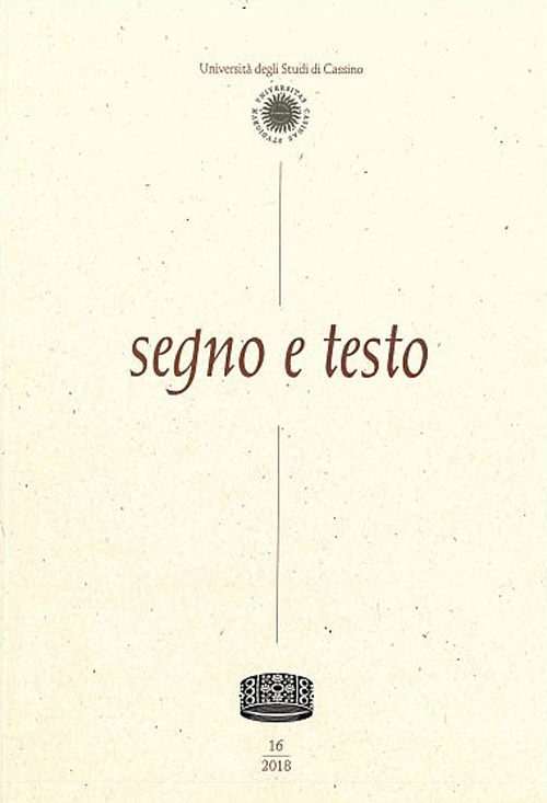 Segno e testo (2018). Vol. 16