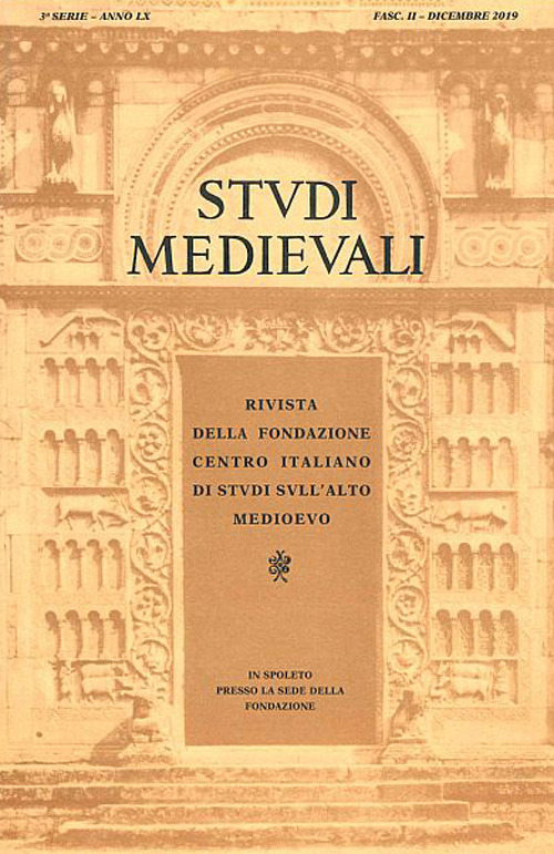Studi medievali (2019). Vol. 2