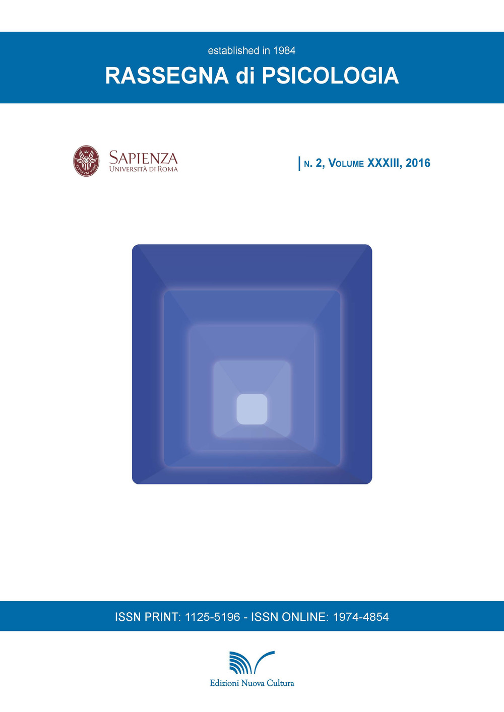 Rassegna di Psicologia (2016). Vol. 2