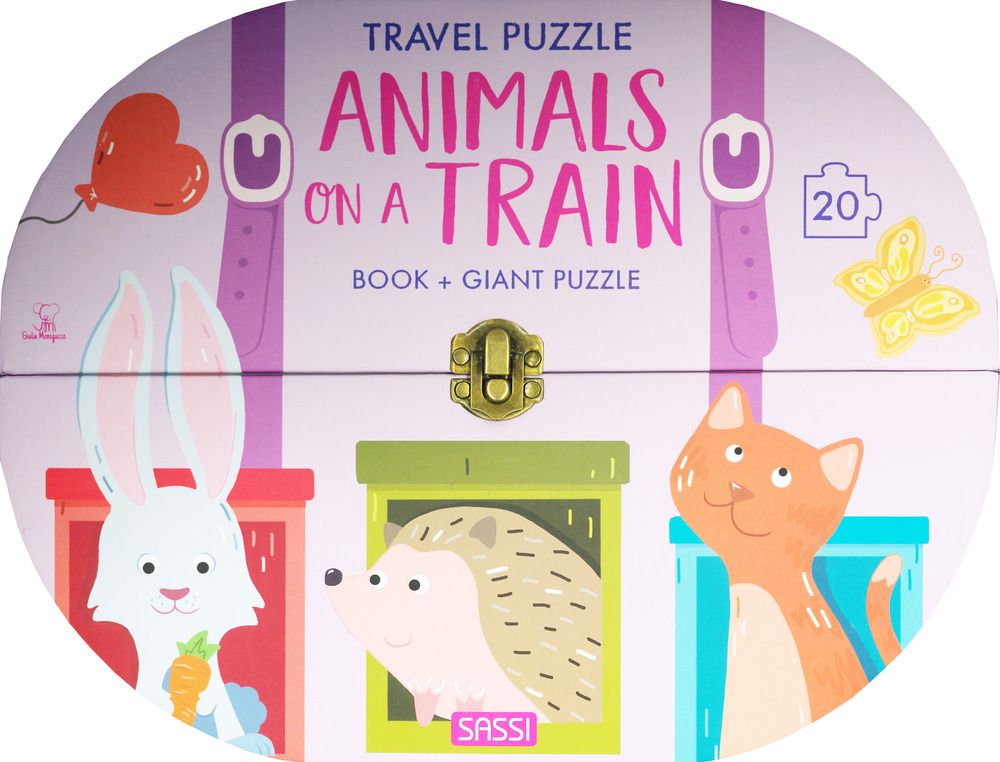 Animals on a train. Travel puzzle. Ediz. a colori. Con puzzle