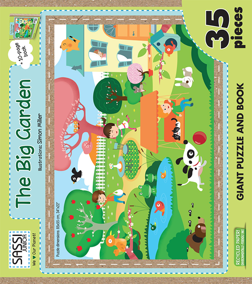 The big garden. Puzzle gigante. Ediz. illustrata. Con libro