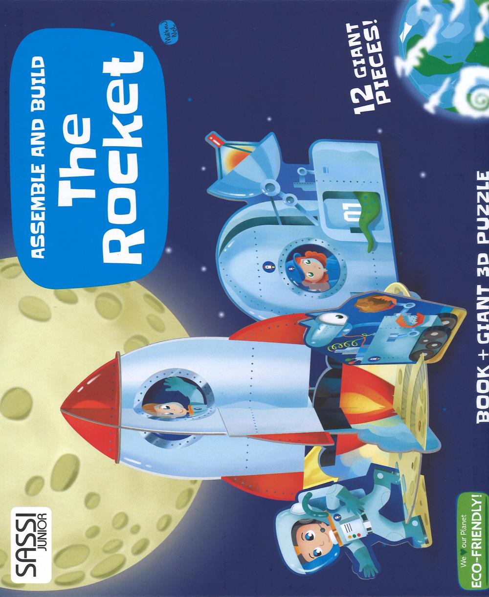 The rocket. Assemble and build. Libro puzzle