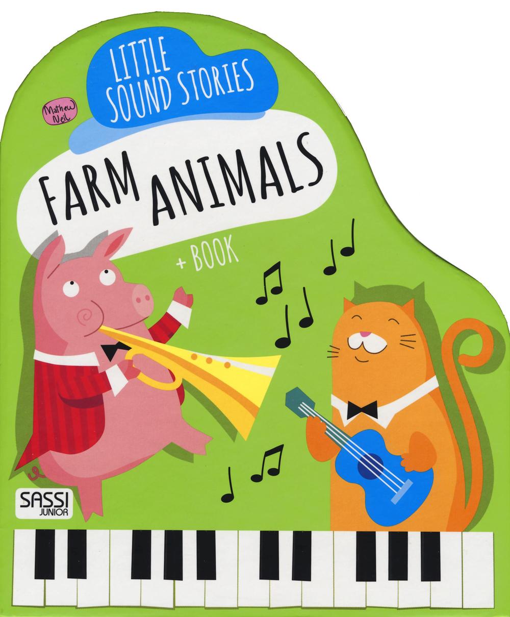 Farm animals. Little sound stories. Con gadget