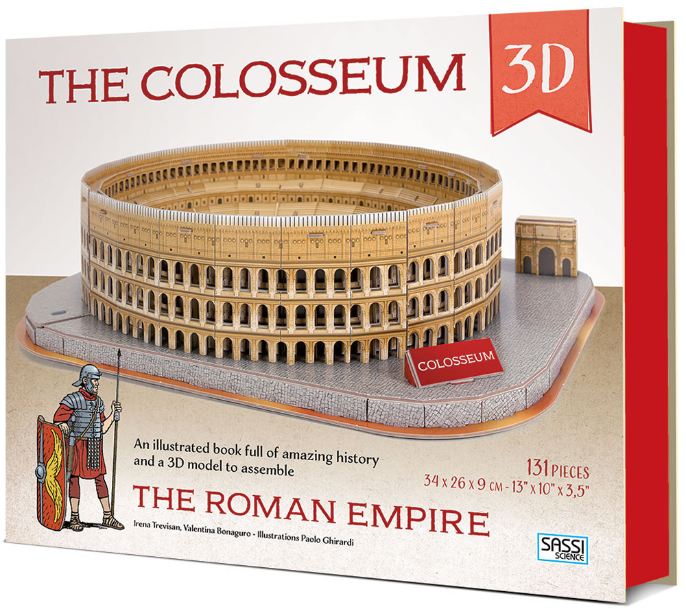 The Colosseum 3D. The roman empire. Con Giocattolo