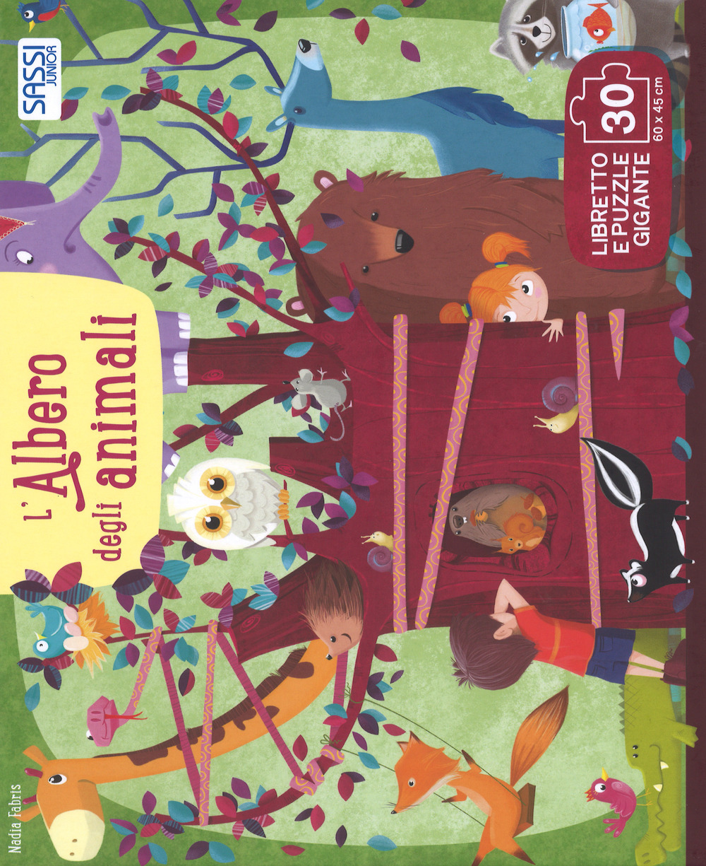 L'albero degli animali. Ediz. a colori. Con puzzle