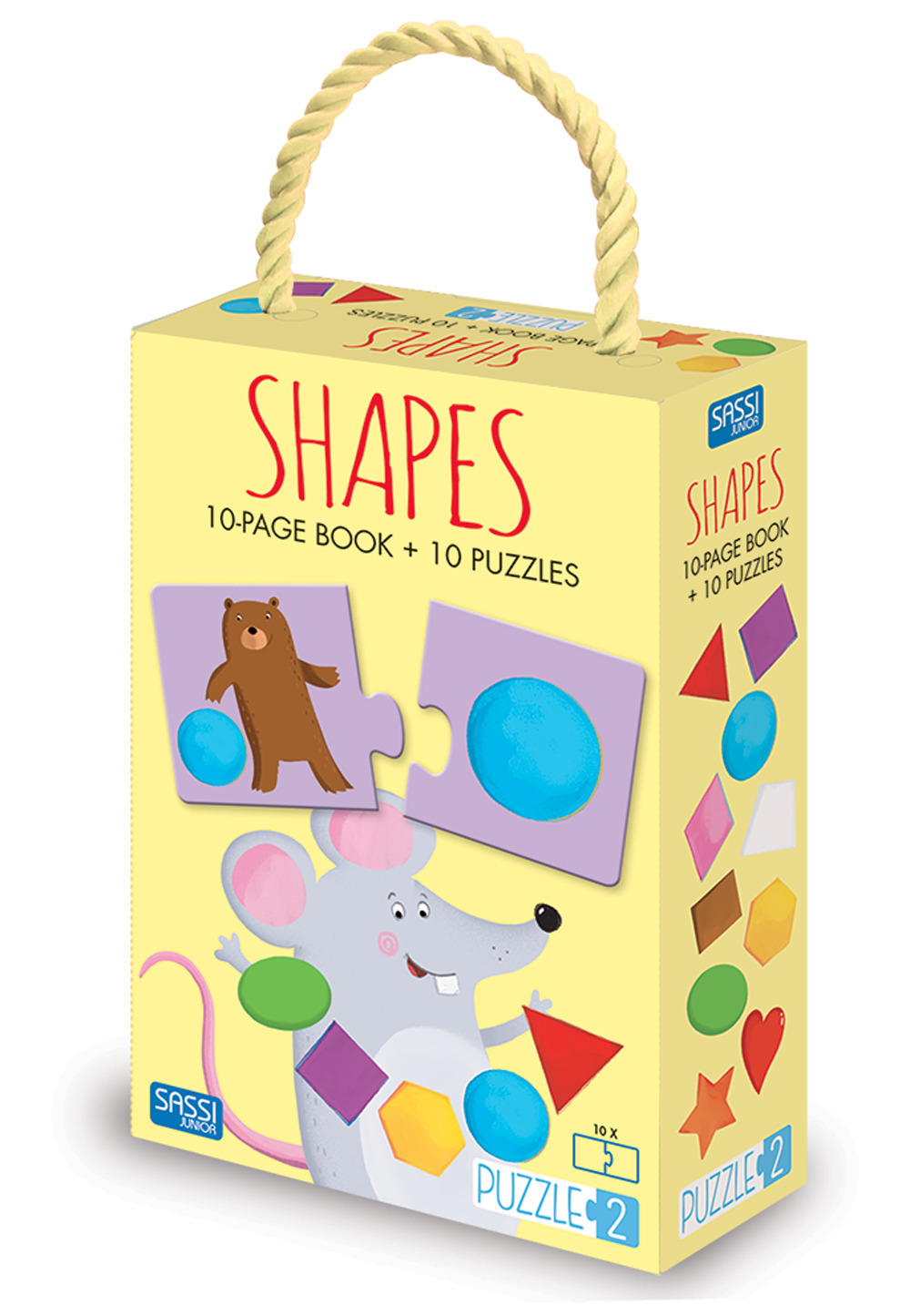 Shapes. Puzzle 2. Con puzzle. Ediz. a colori. Con puzzle