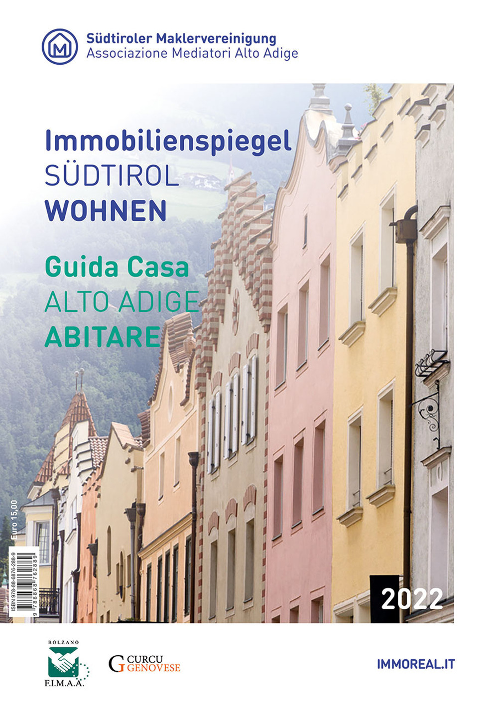 Guida casa Alto Adige. Abitare-Immobilienspiegel Südtirol. Wohnen 2022