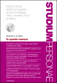 Studium personae. Rivista culturale dell'Istituto superiore di scienze religiose Mons. A. Pecci di Matera (2013). Vol. 2