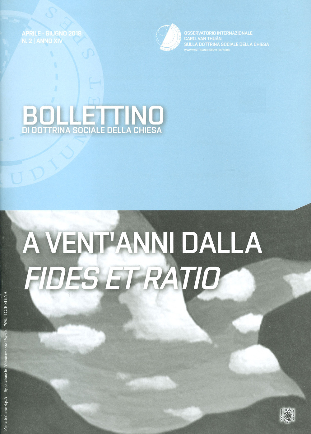 Bollettino di dottrina sociale della Chiesa (2018). Vol. 2