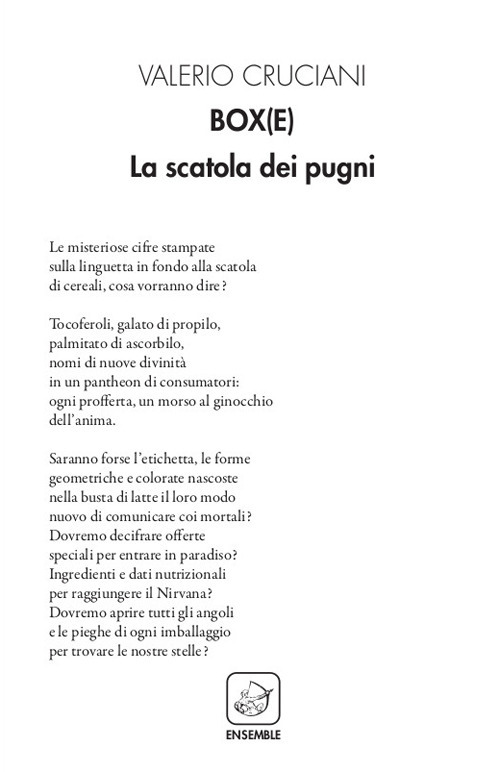 Box(e). La scatola dei pugni