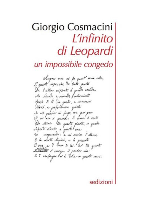 L'infinito di Leopardi. Un impossibile congedo