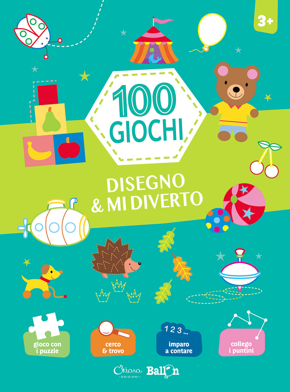 Disegno & mi diverto. 100 giochi. Ediz. a colori