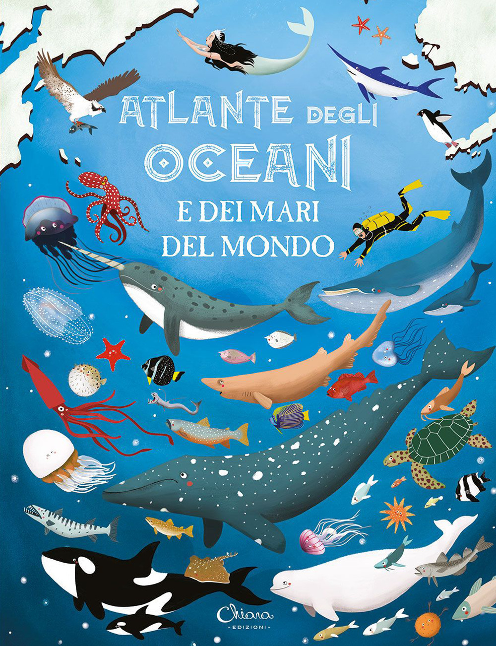 Atlante degli oceani e dei mari del mondo. Libri per imparare. Ediz. a colori