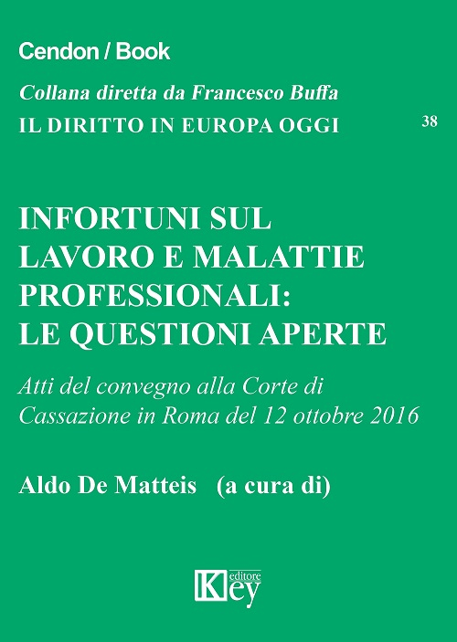 Infortuni sul lavoro e malattie professionali. Le questioni aperte. Atti del Convegno alla Corte di Cassazione (Roma, 12 ottobre 2016) 