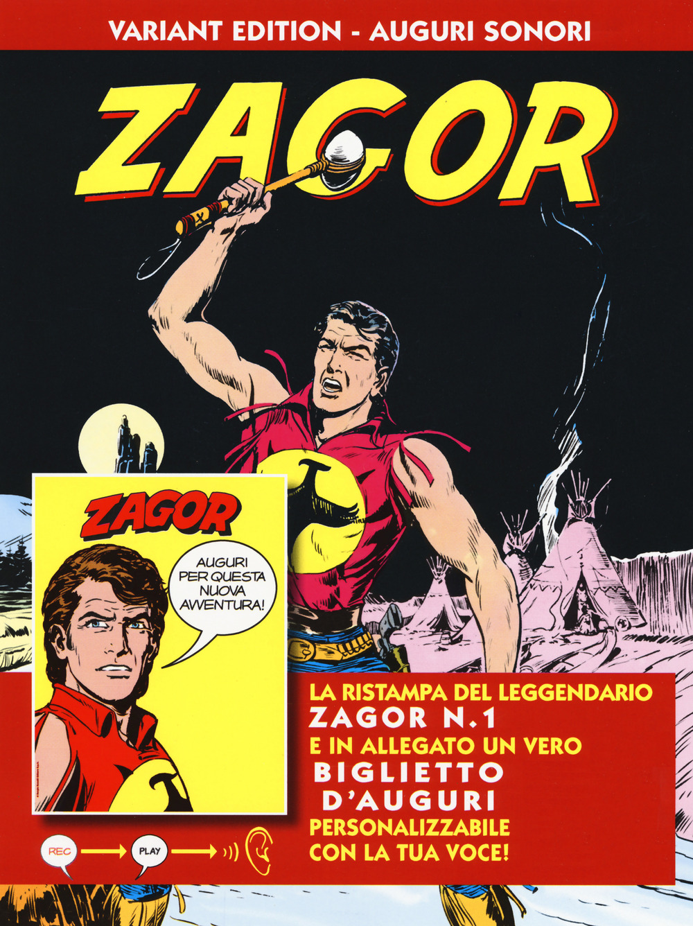 Zagor. Ediz. variant auguri sonori. Con gadget. Vol. 1