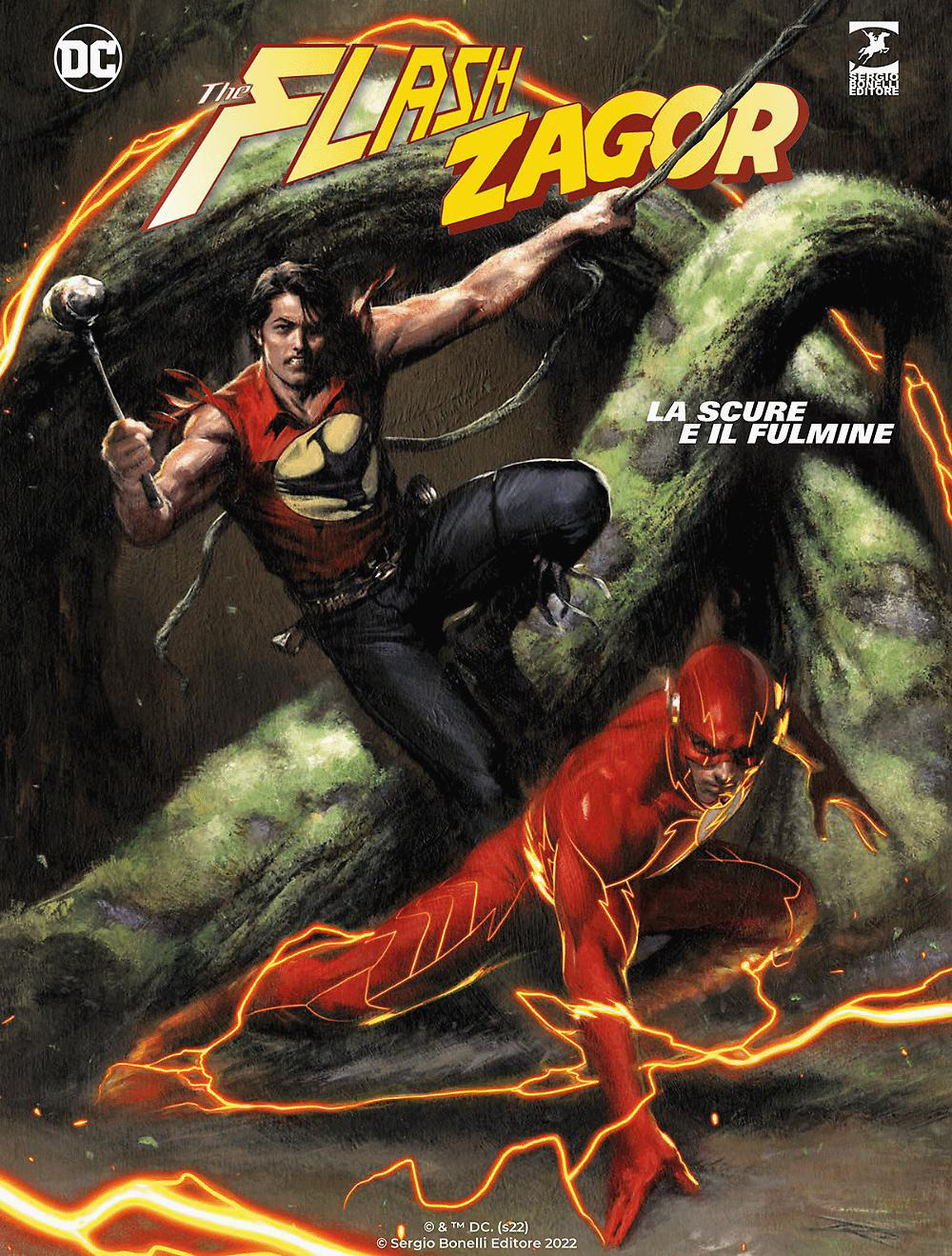 Flash e Zagor. La scure e il fulmine. Ediz. variant