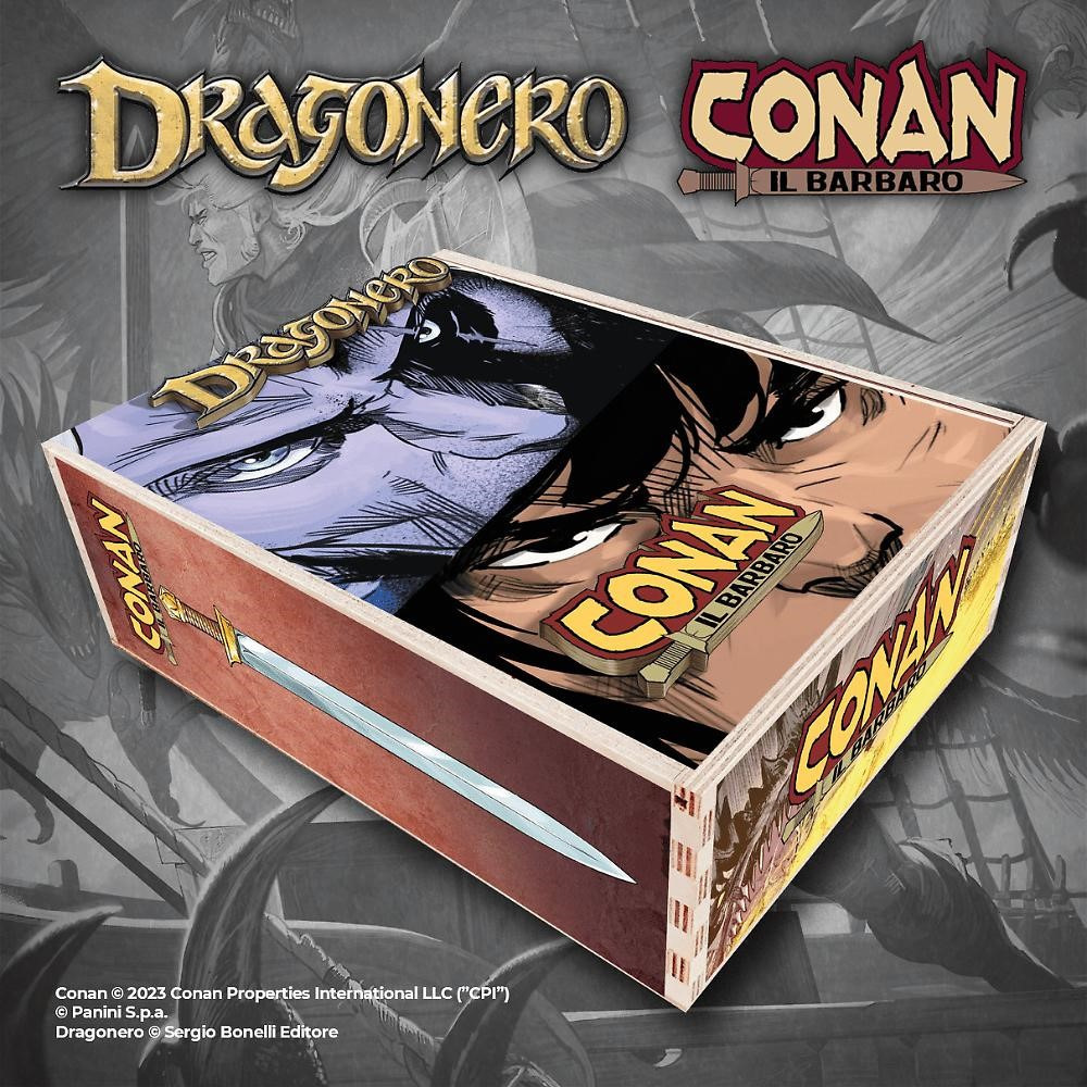 Dragonero-Conan il Barbaro. Box legno. Con mappa hyboriana e mappa dell'Erondár