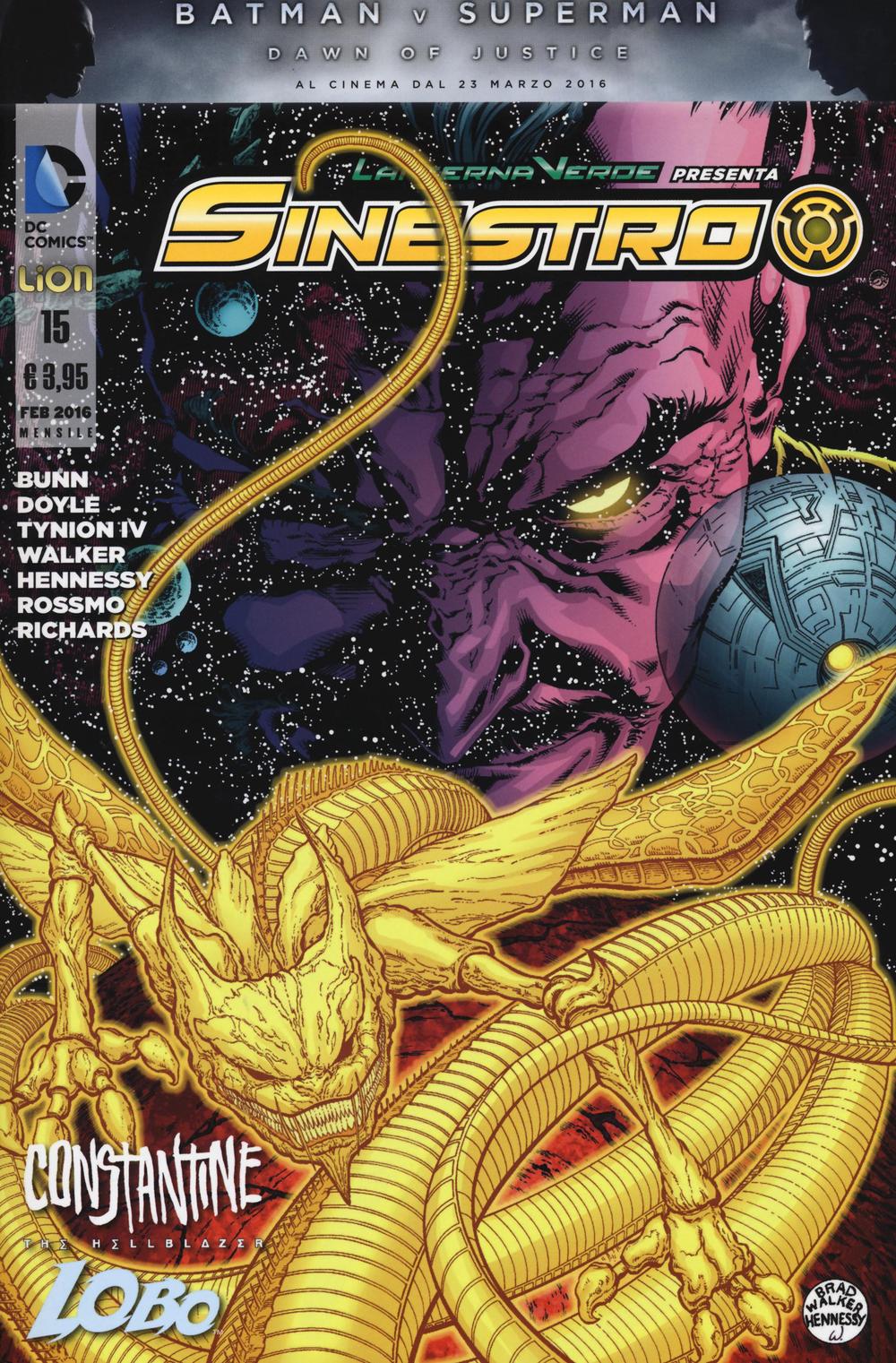Lanterna verde presenta: Sinestro. Vol. 15