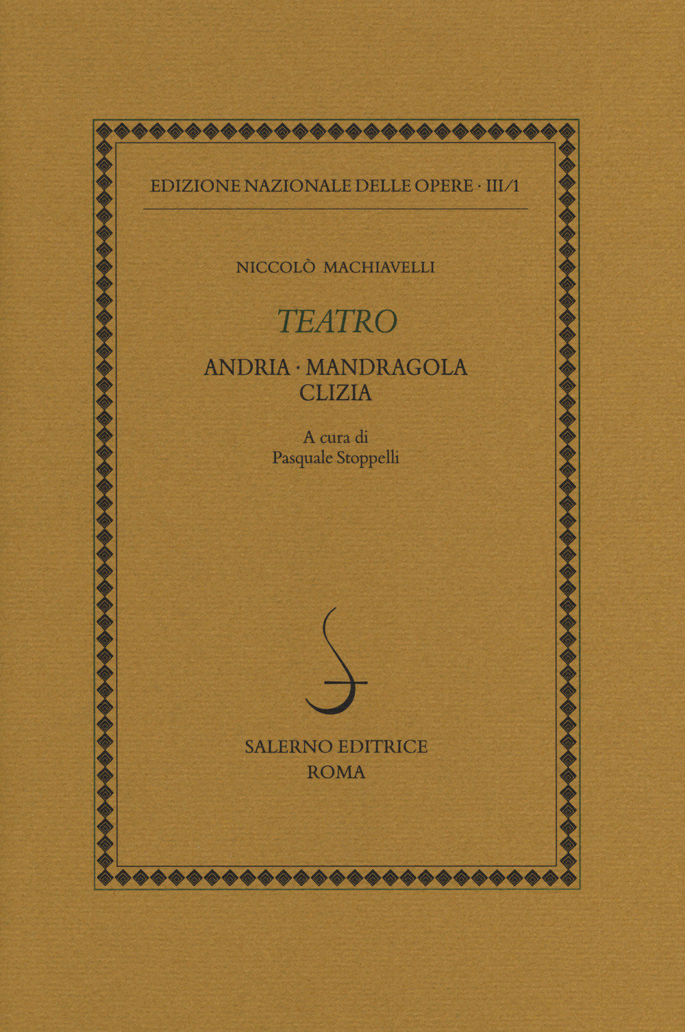 Teatro: Andria-Mandragola-Clizia