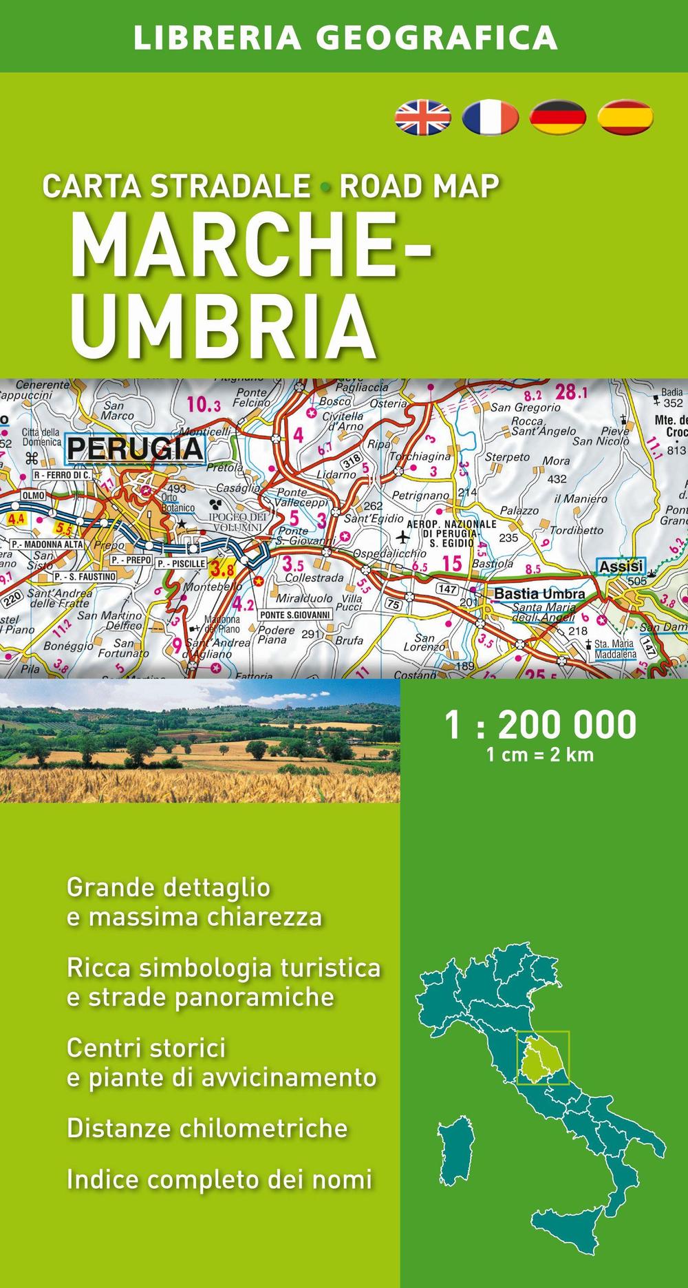 Marche-Umbria 1:200.000