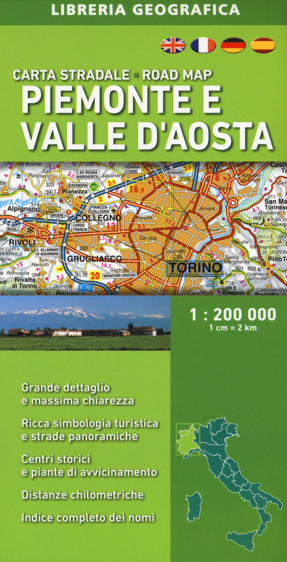 Piemonte e Valle d'Aosta 1:200.000