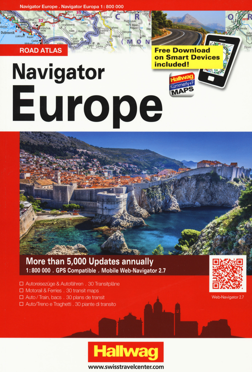 Navigator Europe 1:800.000. Road atlas. Ediz. multilingue