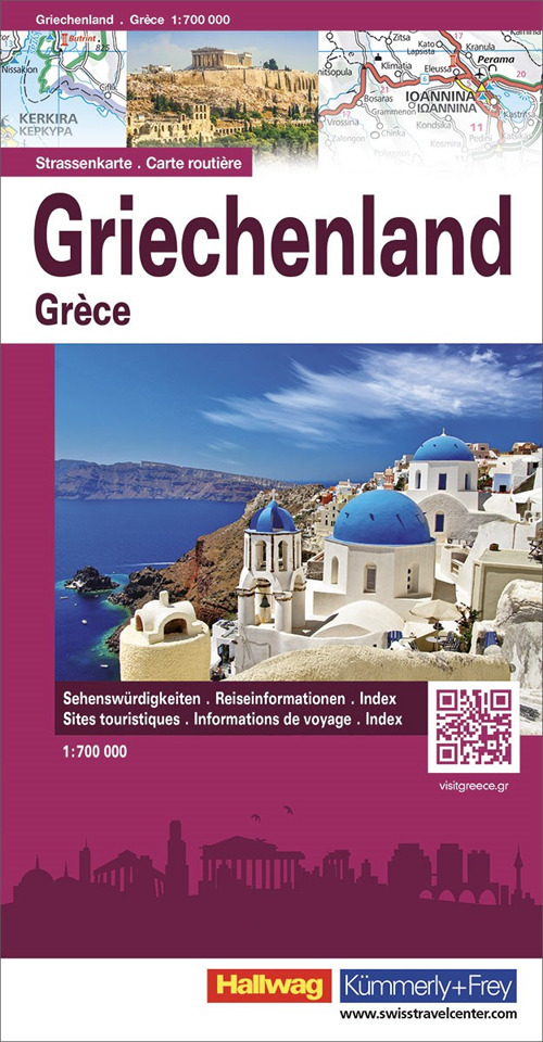 Grecia-Griechenland-Grèce 1:700.000. Ediz. multilingue