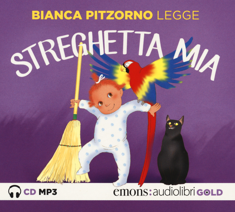 Streghetta mia letto da Bianca Pitzorno. Audiolibro. CD Audio formato MP3