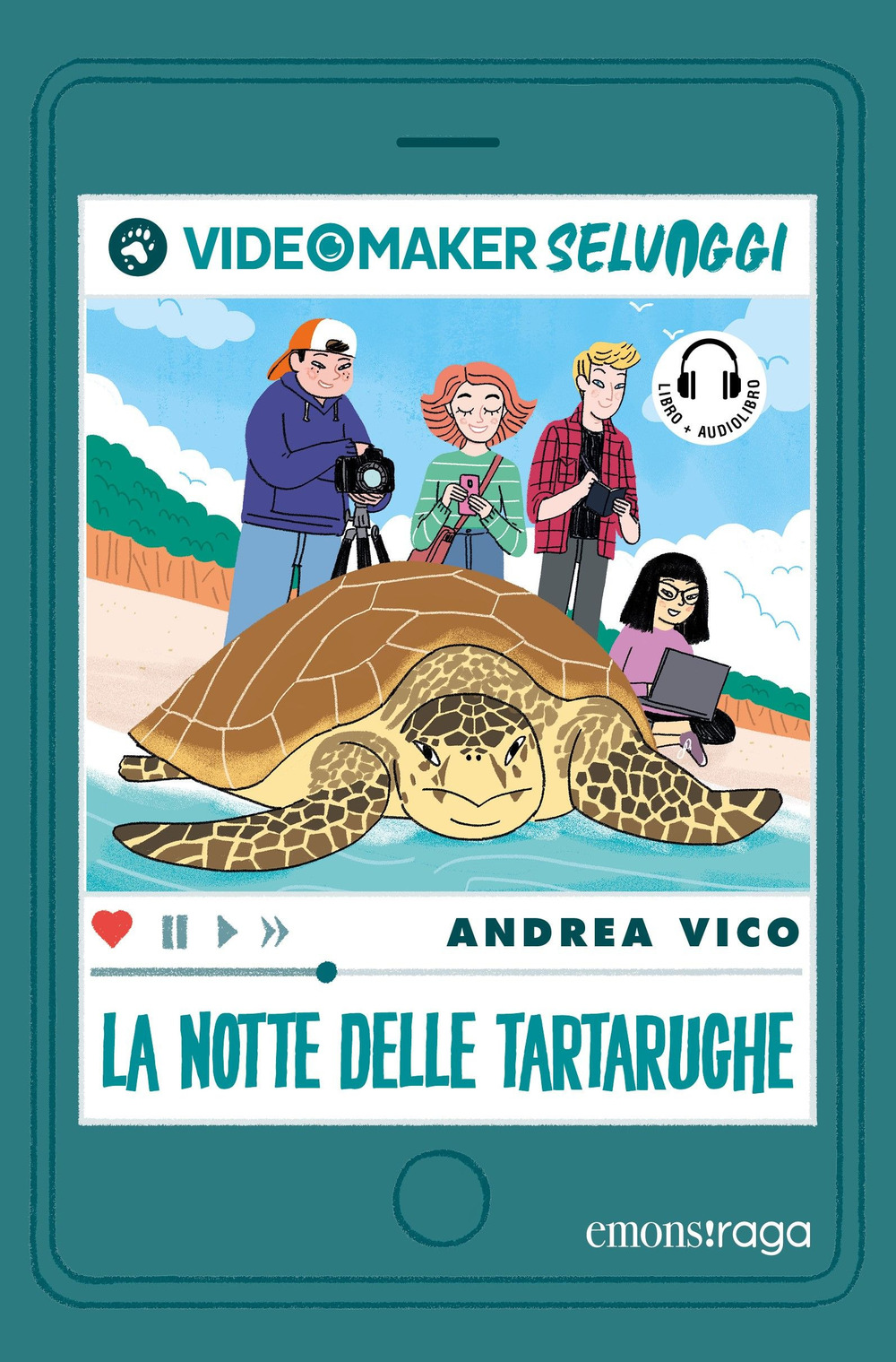 La notte delle tartarughe. I videomaker selvaggi. Ediz. illustrata. Con audiolibro. Vol. 1