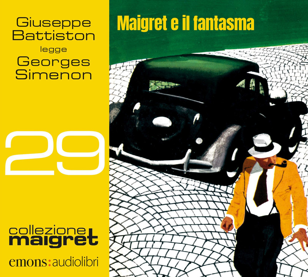 Maigret e il fantasma letto da Giuseppe Battiston. Audiolibro. CD Audio formato MP3. Con File audio per il download