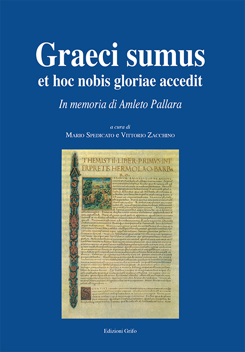 Graeci sumus et hoc nobis gloriae accedit. In memoria di Amleto Pallara