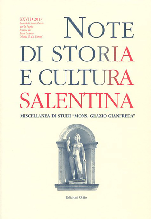 Note di storia e cultura salentina (2017). Vol. 27