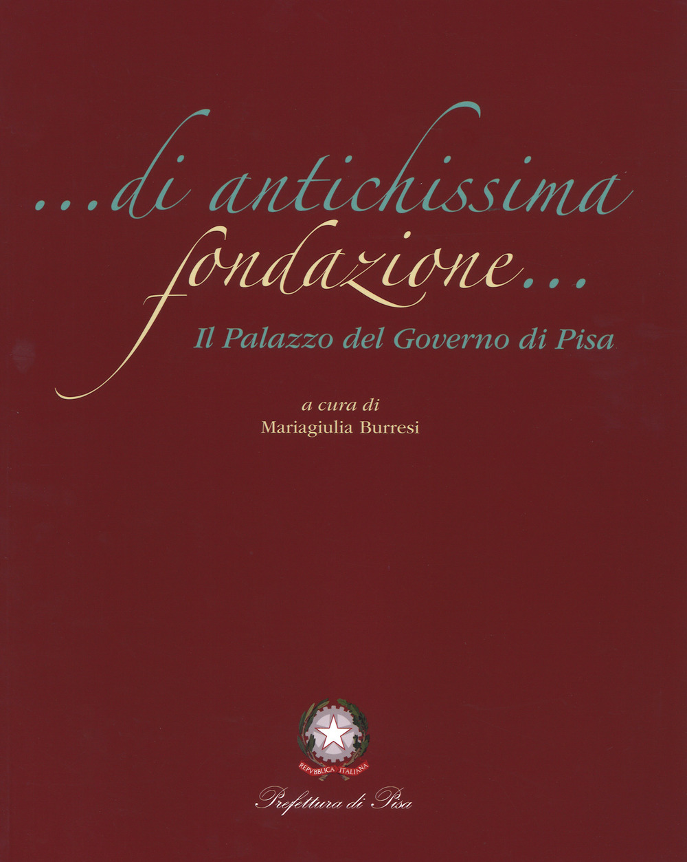 Di antichissima fondazione. Il Palazzo del governo di Pisa. Ediz. a colori