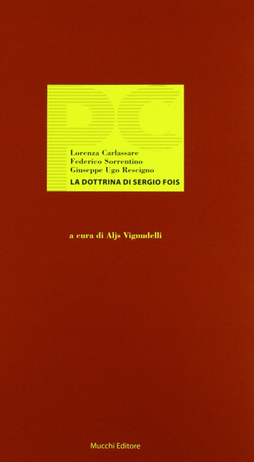 La dottrina di Sergio Fois