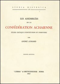 Les assemblées de la confédération achaïenne (1938)