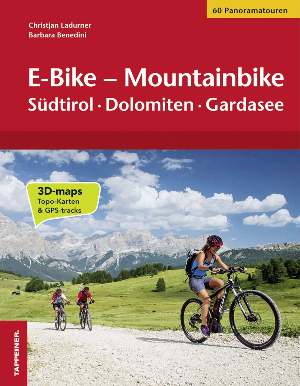 E-bike-mountainbike. Südtirol, Dolomiten, Gardasee