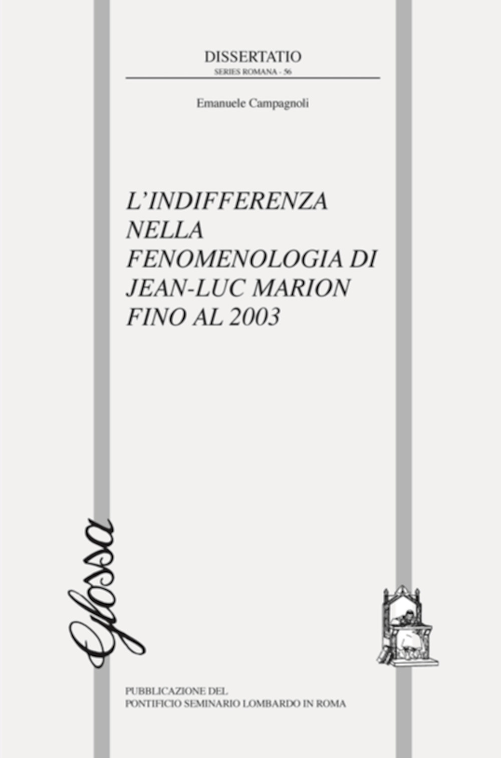 L'indifferenza nella fenomenologia di Jean-Luc Marion fino al 2003