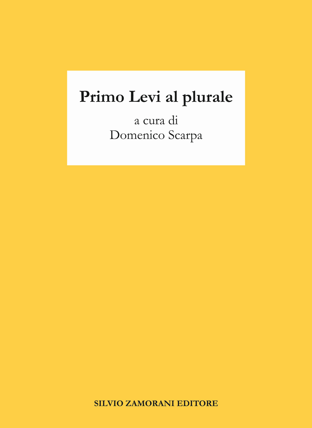 Primo Levi al plurale